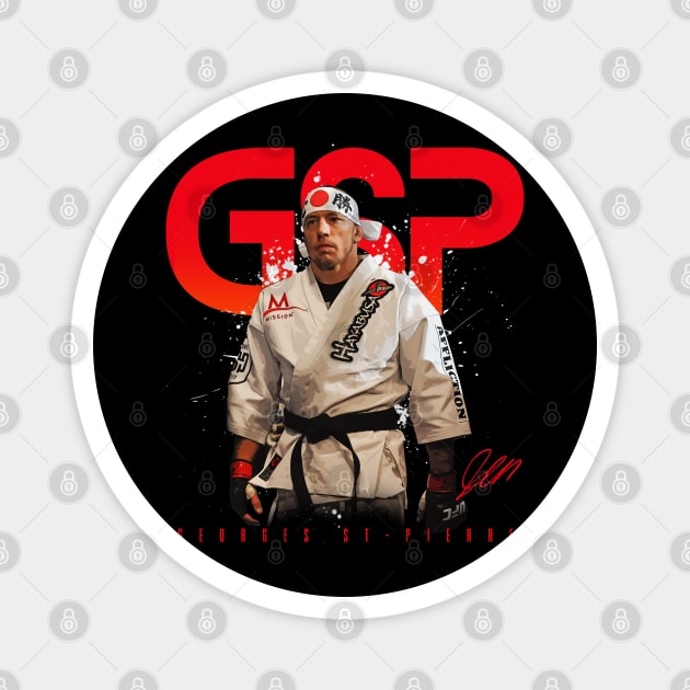 Georges St-Pierre Magnet by Juantamad